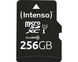 Intenso 256GB microSDXC Performance Carte microSD 256 GB Class 10 UHS-I étanche
