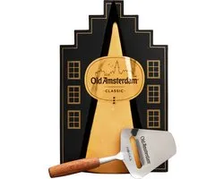 Old Amsterdam Vintage met Kaasschaaf – Kaascadeau Set 300g met Mini Schaaf – Borrelpakket