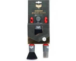 Valma Detailing Master kit de pinceaux - 3 brosses - Pour intérieur et extérieur - Nettoyage des pièces délicates - Utilisation humide et sèche