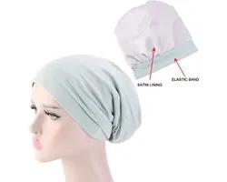 Bonnet de nuit - Bonnet de nuit - Bonnet - Bonnet ample - Bonnet chimio - Bonnet de nuit pour homme - Bonnet de nuit pour femme - Couvre-chef multifonctionnel - Bonnet d'hiver - Vert