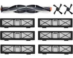 Vervangset – filters en borstels – voor Neato Botvac D en Neato Botvac Connected o.m. Botvac D3 D4 D5 D6 D7 D75 D80 D85