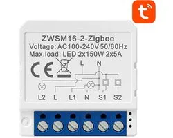 Interrupteur encastré intelligent Avatto Zigbee pour système de maison intelligente