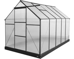 AXI Simon Tuinkas – 310 x 190 x 207 cm – Greenhouse – Met Schuifdeur en Raam – Aluminium en Polycarbonaat – Kweekkas 5,9m²