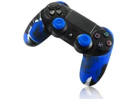 PS4 controller siliconen cover blauw