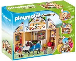PLAYMOBIL Speelbox "Paardenstal" / Coffre  "Ecurie"