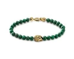 Unity | Armband van Malachiet met Boeddha