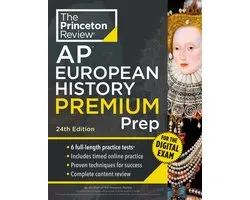 College Test Preparation- Princeton Review AP European History Premium Prep, 24th Edition