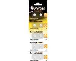 Uniross Alkaline Coin Cells AG1 10 pack