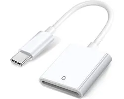 Lecteur de carte SD Daity Apple USB-C pour iPhone 17/16/15, MacBook Pro/ Air, iPad Pro/ Air, iMac, Surface, Galaxy S25/S24 Ultra et autres appareils USB-C