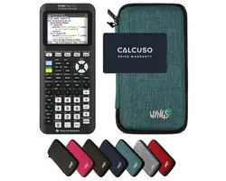 CALCUSO Basic Package Turquoise de la calculatrice TI-84 Plus CE-T Python Edition