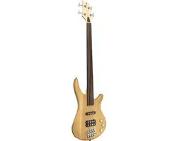 Stagg SBF40Nat FL fretloze elektrische bas naturel