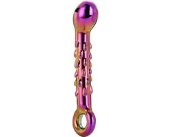 Geribbelde G-Spot dildo Glamour Glas