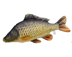 Eurocatch Karper Common Kussen Gigant - Knuffel - Sierkussen - Visknuffel - 100cm