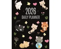Cats Daily Planner 2026