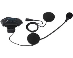 CCYLEZ Helm BT-headset Hifi-hoofdtelefoon Handsfree Bellen Ondersteuning voor Motorliefhebbers Zwart