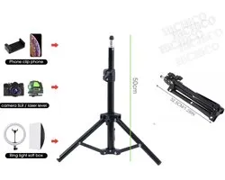 HiCHiCO® Telefoon Statief - Mini Statief - Mini Tripod - Camerastatief - Tripod smartphone – Tafel statief – Tafel tripod - Microfoon standaard | Standaard voor Smartphone | Mic Stand | Podcast | Vloggen Youtube | Universeel | iPad Statief