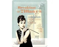 Breakfast At Tiffany's - Metalen Wandplaat