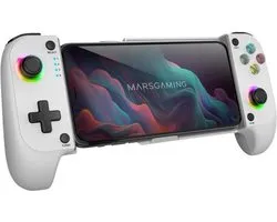 2-in-1 Bluetooth Gamepad met RGB Neon, Dubbele Trilling en Turbo - Geschikt voor PC, Smartphone (tot 6,8"), iOS, Android en Consoles
