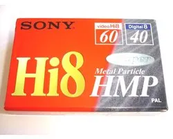 Sony P5-60 HMP Hi8 HI-8 CASSETTE TAPE 60 minuten