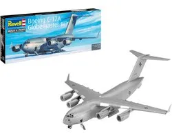 Revell Modelbouwpakket Vliegtuigen - 03747 Boeing C-17A Globemaster III - Amerikaans Transportvliegtuig Plastic - 1:144 - Modelbouw