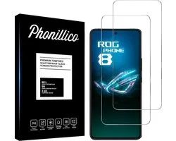 Screenprotector voor Asus Rog Phone 8 - 2 stuks Beschermglas van glas Transparante glazen schermbeschermfolie