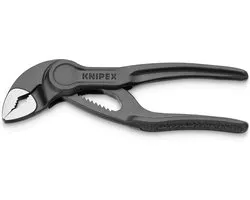 Cobra XS Pince multiprise gris surfaces rugueuses atramentisées - 100 mm