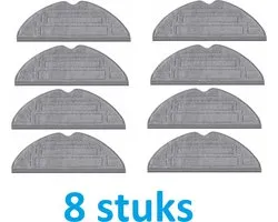 8 x Mop - Mop Cloth pour Roborock S7 Maxv / S8 / S8+ / S8 Pro Ultra - Remplacements de meilleure qualité