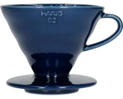 HARIO V60 Dripper - 02 Size - Keramiek - Indigo Blauw