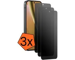 Protecteur d'écran - 3 Pièces - Compatible Google Pixel 10a - Filtre de Confidentialité - Verre Trempé - Verre de Protection - Tempered Glass - Screen Protector