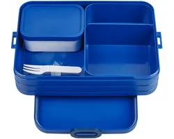 Mepal Bento Lunchbox large - Broodtrommel - 8 boterhammen - Vivid blue