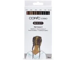 COPIC Marker ciao set Hair Tones 2 - 5 markers + multiliner