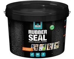 Enduit d'étanchéité Bison Rubber Seal - 2,5 litres