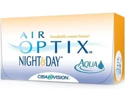 -0,00 Air Optix Night&Day Aqua - 6 pack - Maandlenzen - Contactlenzen