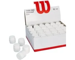 Boîte de Surgrips Wilson Padel Pro Wit (60 Pièces)