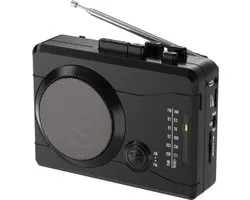 USB-cassettes digitaliseren met luidspreker en microfoon - Radio FM/AM Encoding Walkman - Cassetterecorder naar digitaal/MP3 - Cassette naar muziek - Unieke cassettespeler met USB cassette speler
