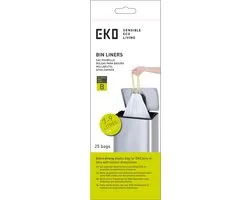 EKO - Afvalzakken 7-10 liter (B) - Plastic - wit - Afvalzak