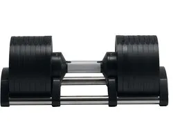 Dumbbell réglable - 2kg à 20kg - Haltères professionnels - 6 Haltères en un - Facilement réglable - PUMPBELLS.com - Avec 2 ans de garantie!