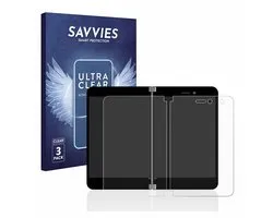 Savvies - Screenprotector voor Microsoft Surface Duo - Folie Beschermfolie transparant 6 Stuks
