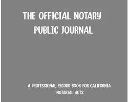 The Official Notary Public Journal-Grey