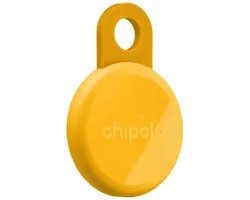 Chipolo - LOOP - traceur Bluetooth et localisateur de clés - rechargeable et étanche - compatible avec Apple Find My et Google Find Hub - 125 dB - miel - 1 pièce