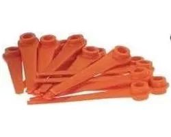 Lames de rechange GARDENA RotorCut : Lames de rechange pour coupe-herbe et coupe-bordures sans fil, lames en plastique, faciles à changer, 20 pièces (5368-20) [Classe énergétique A]