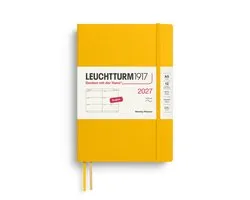 Leuchtturm1917 - 2027 - Agenda - Weekly Planner - A5 Medium 15x21cm - sunflower - softcover