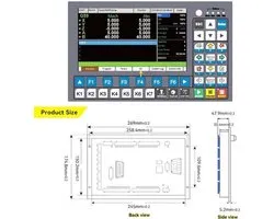Digitale Aansturingscentrale 5-Assen - CNC Besturingssysteem - Elektrisch - Compact - Voor CNC Machines