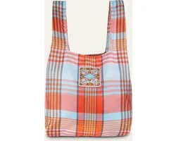 Oilily Sac shopper Toto Folding Tote Penelope Check Blue Haze Multicolore