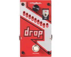 Digitech Drop - Polyfonisch drop tune pedaal - Rood