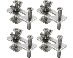 Genmitsu Pack of 4 T-groove clamp holders, compatible with 3018-PRO / 3018-MX3 / 3018-PROVer CNC milling / engraving - ShopVlot