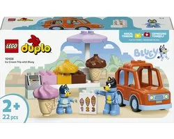 LEGO DUPLO Bluey: Een IJsje Halen met Bluey Speelgoed Ijsjes Bouwpakket voor Kinderen 10458