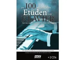 Die 100 wichtigsten Etüden für Klavier + 2 CDs