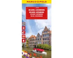 Marco Polo Maps - Belgium and Luxembourg Marco Polo Map