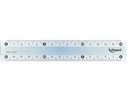 Maped lat Essentials 146 15 cm, dubbele graduatie